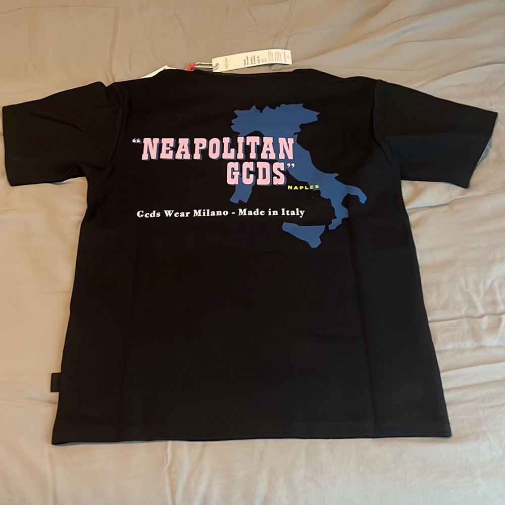 $320 GCDS x Tom & Jerry Short Sleeve Heavyweight Made In Italy Tee Size S NWT - Picture 7 of 8